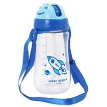 Garrafa de Água Infantil Criança com Canudo 460ml Squeezes Personalizada Resistente Água Suco Líquidos