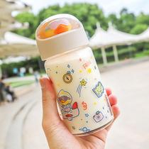 Garrafa de água infantil fofa para criança desenho animado fofo espaço vidro personalidade criativa casal Garrafa de água infantil fofa para criança desenho animado fofo espaço vidro personalidade criativa casal