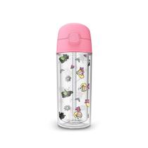 Garrafa De Água Infantil Pop Wicked Bruxas 270ml c/ Canudo -