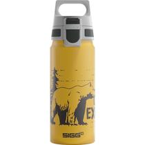 Garrafa de água infantil Sigg WMB ONE Brave Bear 600 ml amarela Garrafa de água infantil Sigg WMB ONE Brave Bear 600 ml amarela