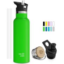 Garrafa de água Involve & Evolve Kids de aço inoxidável 350ml Kiwi