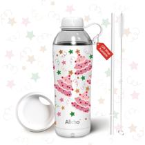 Garrafa de água isolada Allcho Christmas 530ml em aço inoxidável Garrafa de água isolada Allcho Christmas 530ml em aço inoxidável