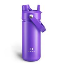 Garrafa de água isolada Encool em aço inoxidável 530mL com canudo Garrafa de água isolada Encool em aço inoxidável 530mL com canudo