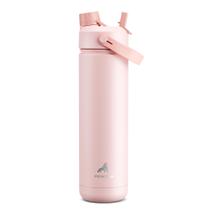 Garrafa de água isolada POWCAN 770mL com tampa de canudo e bico