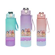 Garrafa De Água Kawaii KPop Demon Hunters, Shaker Esportivo Rumi Mira Zoey, Copo De Água De Anime,