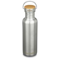 Garrafa de água Klean Kanteen Reflect 800mL com tampa de bambu Garrafa de água Klean Kanteen Reflect 800mL com tampa de bambu