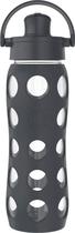 Garrafa de água Lifefactory Active Flip Cap 650 ml de carbono