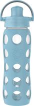 Garrafa de água Lifefactory Glass 650 ml com tampa giratória Garrafa de água Lifefactory Glass 650 ml com tampa giratória