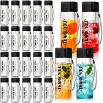 Garrafa de água Maxdot Thank You 500 ml a granel 24 unidades pretas