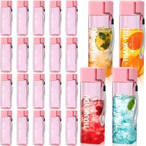 Garrafa de água Maxdot Thank You 500mL de plástico rosa x24 Garrafa de água Maxdot Thank You 500mL de plástico rosa x24