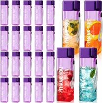 Garrafa de água Maxdot Thank You 500mL de plástico roxo x24 Garrafa de água Maxdot Thank You 500mL de plástico roxo x24