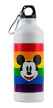 Garrafa De Água Mickey Presente Amor Lgbt Arco Íris 500ml - Disney