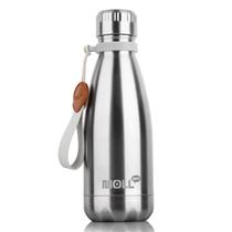 Garrafa de água Mollcity Small 350ml em aço inoxidável isolada a vácuo Garrafa de água Mollcity Small 350ml em aço inoxidável isolada a vácuo