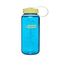 Garrafa de água Nalgene 470 ml boca larga livre de BPA azul