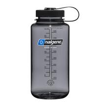 Garrafa de água Nalgene Sustain Tritan sem BPA 1L cinza com tampa preta