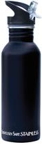 Garrafa de água New Wave Enviro 600 ml em aço inoxidável preto Garrafa de água New Wave Enviro 600 ml em aço inoxidável preto