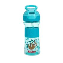Garrafa de água Nuby Thirsty Kids Flip-it com bico macio 360 ml Garrafa de água Nuby Thirsty Kids Flip-it com bico macio 360 ml