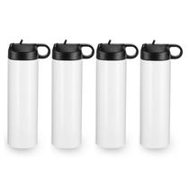 Garrafa de água OFFNOVA Sublimation 600mL em aço inoxidável x4