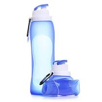 Garrafa de Água Omana 500ml Dobrável de Silicone Livre de BPA