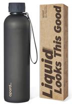 Garrafa de água Opard Slim Pro 950 ml de carvão Tritan sem BPA Garrafa de água Opard Slim Pro 950 ml de carvão Tritan sem BPA