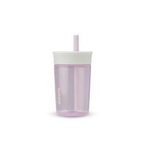 Garrafa de água Owala Kids, copo de plástico sem BPA, 450 ml, unicórnio Garrafa de água Owala Kids, copo de plástico sem BPA, 450 ml, unicórnio