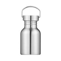 Garrafa De Água Para Bicicleta Em Aço Inoxidável À Prova De Vazamentos Com Tampa De Bambu, Frasco