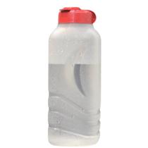 Garrafa de Agua Para Geladeira 1 Litro Graduada 1000ml Retangular Portátil Transparente Antivazamento Arcaplast