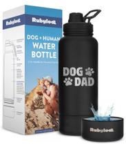 Garrafa de Água para Pai de Cachorro Rubyloo 950ml Aço Inoxidável Garrafa de Água para Pai de Cachorro Rubyloo 950ml Aço Inoxidável
