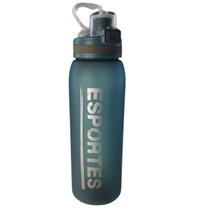 Garrafa de Agua Plastica 900ml Academia Colorida Cor:Azul