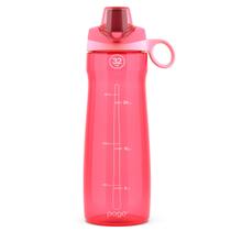 Garrafa de água Pogo em plástico Tritan 950 ml livre de BPA rosa
