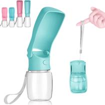 Garrafa de água portátil para cães AIKIDS dobrável 350ml azul