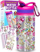 Garrafa de água PURPLE LADYBUG Decore Your Own para meninas de 6 a 8 anos Garrafa de água PURPLE LADYBUG Decore Your Own para meninas de 6 a 8 anos