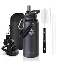 Garrafa de água RAYMYLO isolada 950mL em aço inoxidável Garrafa de água RAYMYLO isolada 950mL em aço inoxidável