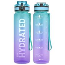 Garrafa de água Sahara Sailor 950 ml com marcador de tempo Tritan BPA Free