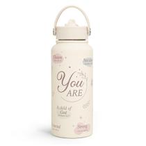 Garrafa de água SANDJEST 950ml de aço inoxidável isolada