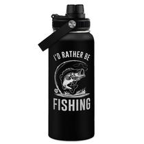 Garrafa de água SANDJEST Fishing Isolada em Aço Inoxidável 946mL