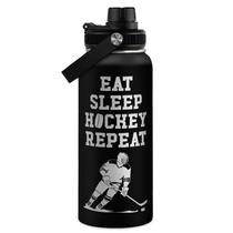 Garrafa de água SANDJEST Ice Hockey Ice Hockey Isolada Inox 946mL