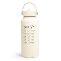 Garrafa de água SANDJEST Inspiration 950ml em aço inoxidável