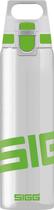 Garrafa de água Sigg Tritan transparente 740 ml com coador para frutas Garrafa de água Sigg Tritan transparente 740 ml com coador para frutas