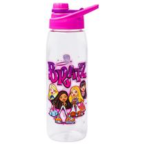 Garrafa de água Silver Buffalo Bratz 828 ml com tampa de rosca Garrafa de água Silver Buffalo Bratz 828 ml com tampa de rosca
