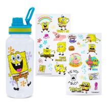 Garrafa de água Silver Buffalo SpongeBob SquarePants 946ml Garrafa de água Silver Buffalo SpongeBob SquarePants 946ml