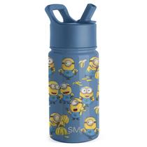 Garrafa de Água Simple Modern Minions Kids com Canudo - 414ml Garrafa de Água Simple Modern Minions Kids com Canudo - 414ml