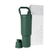 Garrafa de água Simple Modern Trek Pivot 1,2 L com alça Forest