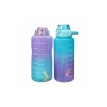 Garrafa de Agua Squeeze Antivasamento 2 Litros Motivacional - NS Garrafa de Agua Squeeze Antivasamento 2 Litros Motivacional - NS