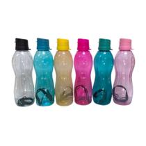 Garrafa De Água Squeeze Pet Plástico 500ml Com Diferentes Cores Garrafa De Água Squeeze Pet Plástico 500ml Com Diferentes Cores
