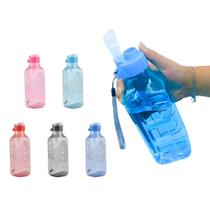 Garrafa De Agua Squeeze Plástica Com Tampa Academia Escola 600ml Garrafa De Agua Squeeze Plástica Com Tampa Academia Escola 600ml