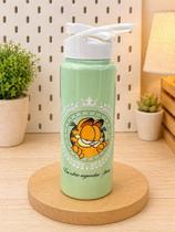 Garrafa de Agua Squeeze Sport 750ml Plástico Várias Estampas modelo:Garfield verde Garrafa de Agua Squeeze Sport 750ml Plástico Várias Estampas modelo:Garfield verde