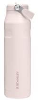 Garrafa de água Stanley IceFlow Flip Straw 2.0 1,06 L de quartzo rosa Garrafa de água Stanley IceFlow Flip Straw 2.0 1,06 L de quartzo rosa