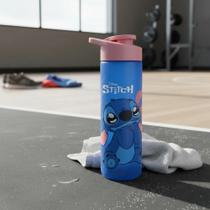 Garrafa De Água Stitch Squeeze 700Ml Academia Escolar Cor Ro