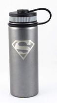 Garrafa de água Superman Isolada 530mL em aço inoxidável